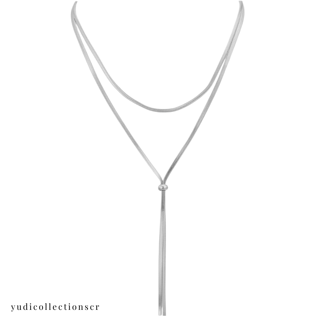 Collar ajustable largo  "Febrero 148"